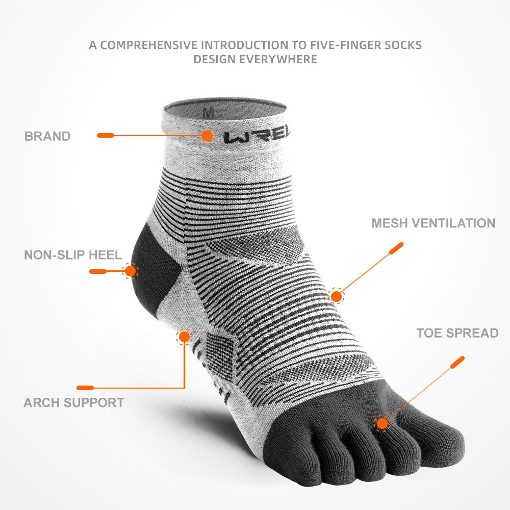 WRELS 1/3pairs Toe Socks COOLM - Wool Hiking Sock review and price