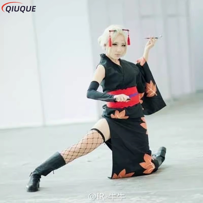 Tsukuyo Cosplay Costume Wig Ku - Fishnet Stocking Women review and price